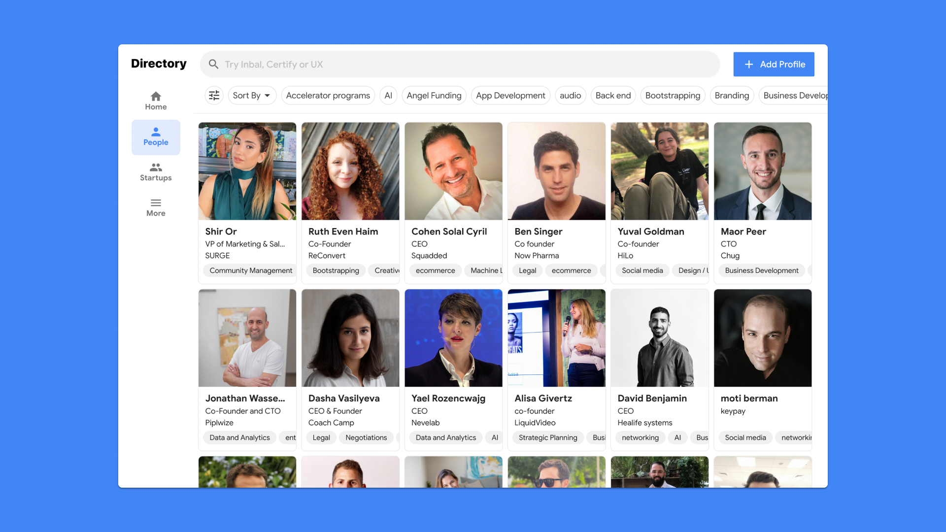 A networking tool for Google's global startup campuses