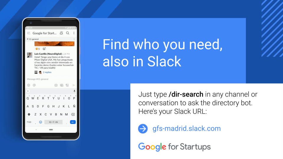 GFS Slack bot — directory search from within Slack