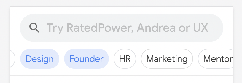 GFS directory search — quick filter bar