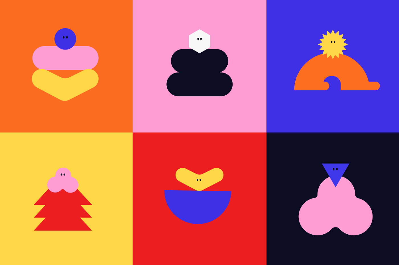 No More Haters — character expressions